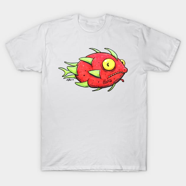 Mer-Dragonfruit T-Shirt by thefuzzyslug